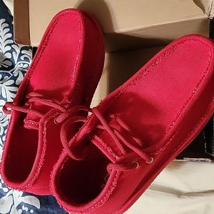 Shoes men’s size 8.5 Trooper America red denim new in box